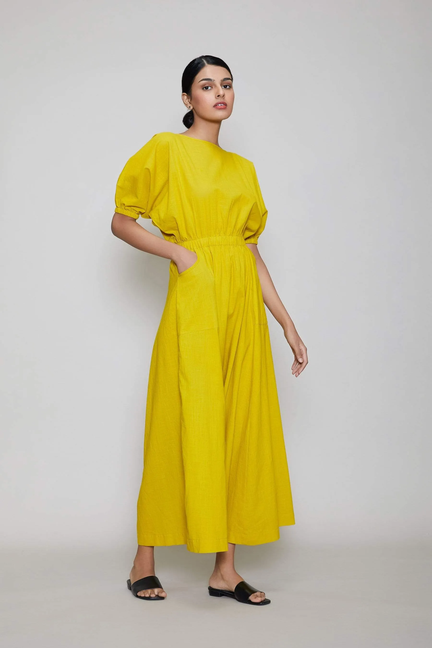 Mati Sphara Jumpsuit - Yellow (Ready to Ship)