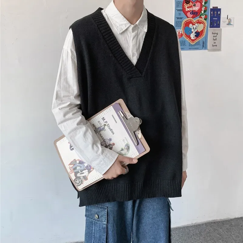 Men Wild Loose  Knitting Sweaters