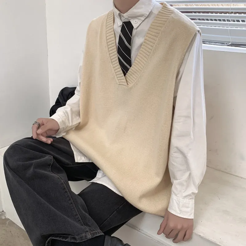 Men Wild Loose  Knitting Sweaters