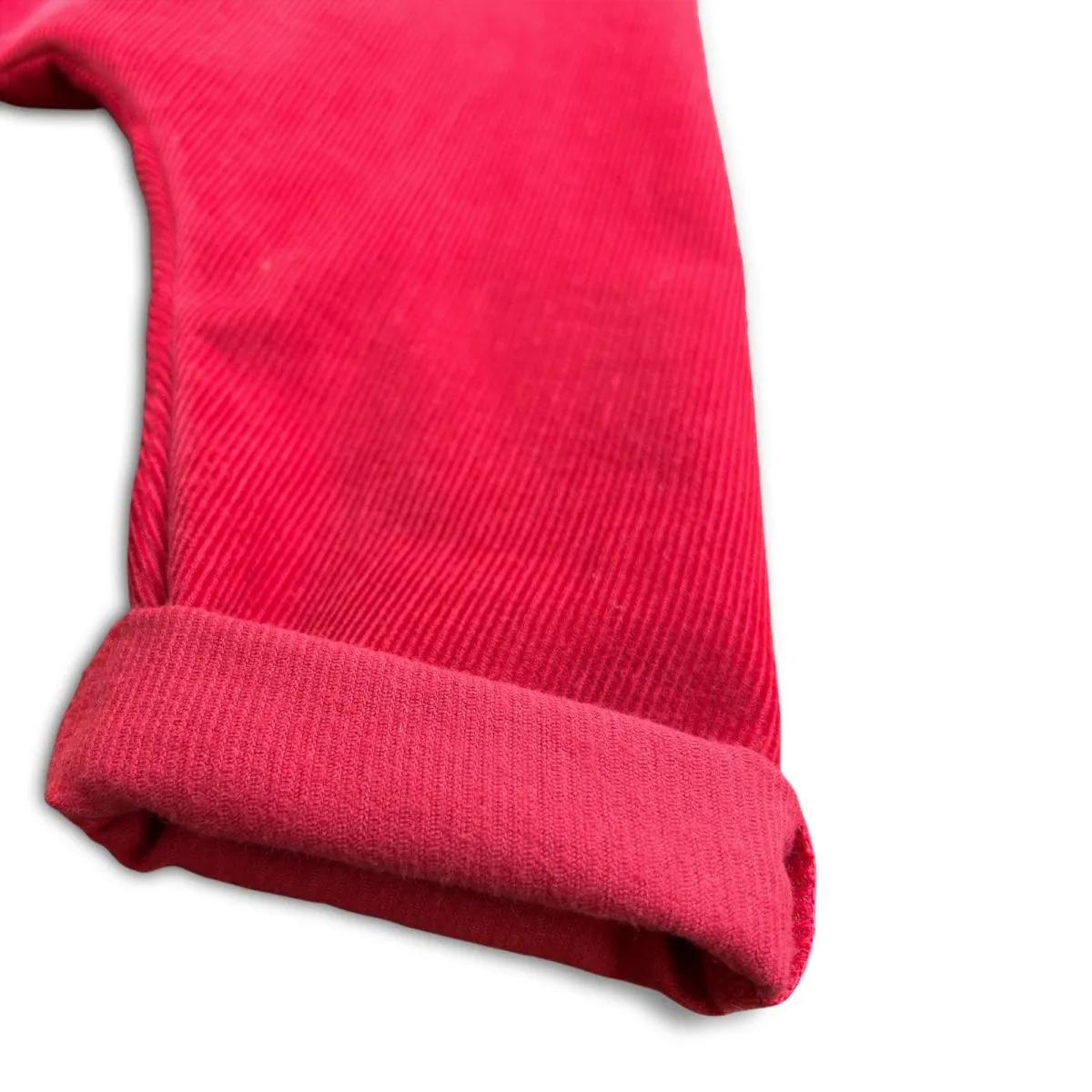 Merry Red Organic Corduroy Overalls