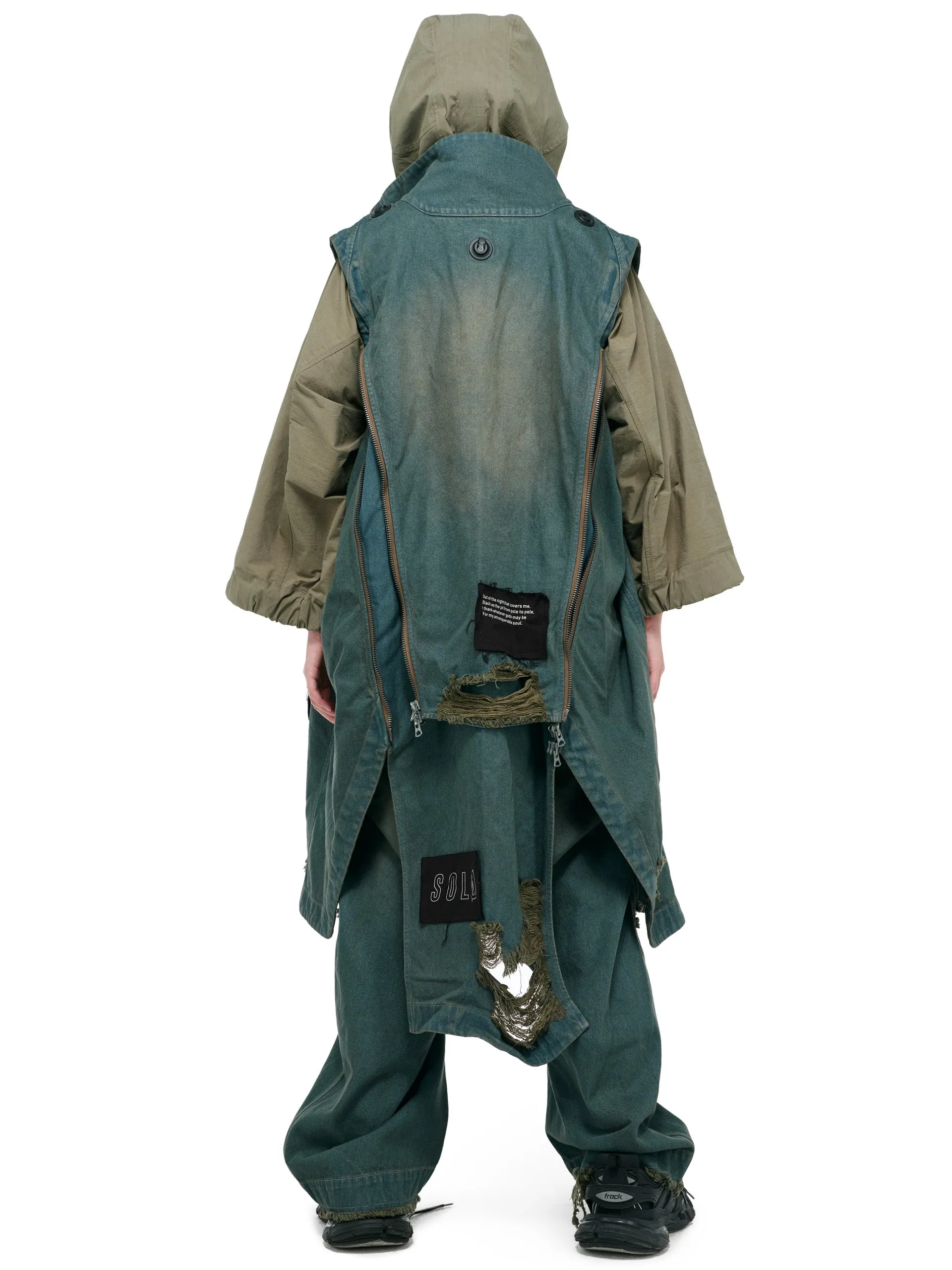 MODULAR DENIM VEST/COAT