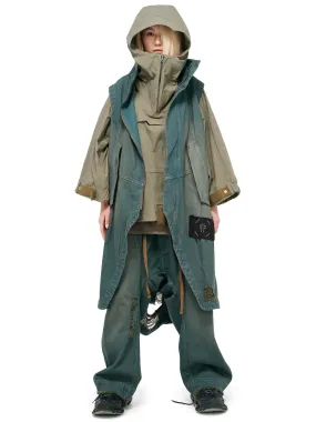 MODULAR DENIM VEST/COAT