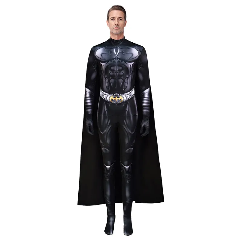 Movie The Dark Knight Rises Cosplay Costume Batman Jumpsuit Cloak Halloween Party Suit