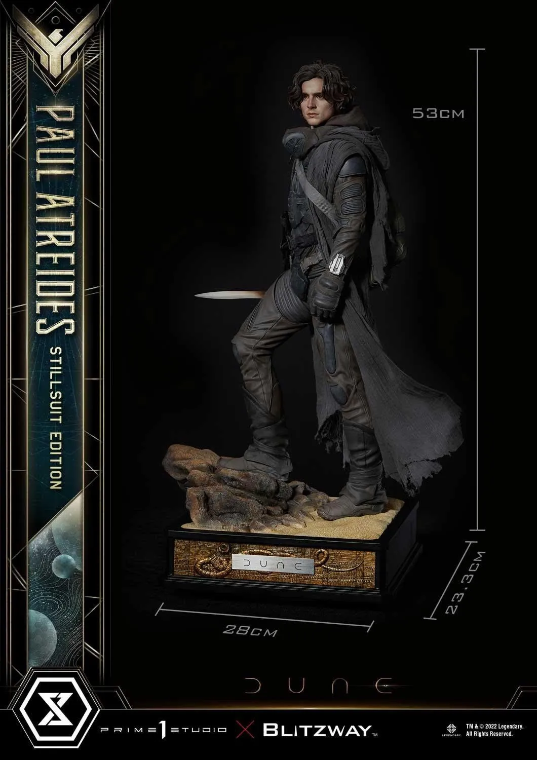 PRE-ORDER: Prime 1 Premium Masterline Dune (Film) Paul Atreides Stillsuit Bonus Version 1/4 scale Statue
