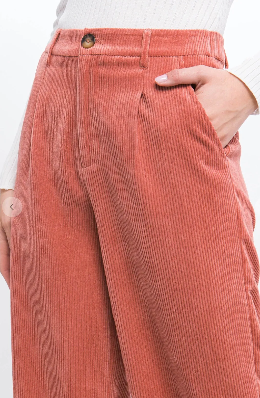 Sarah Corduroy Trouser Pants