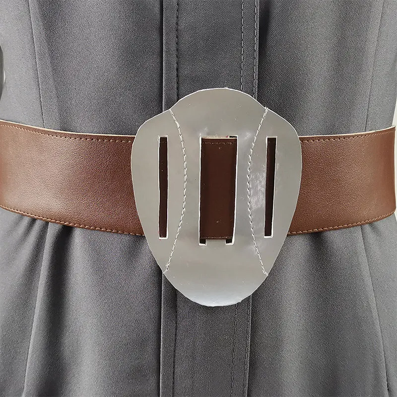 Star Wars Princess Leia Cosplay Costume Brown Vest Uniform Halloween Carnival Suit