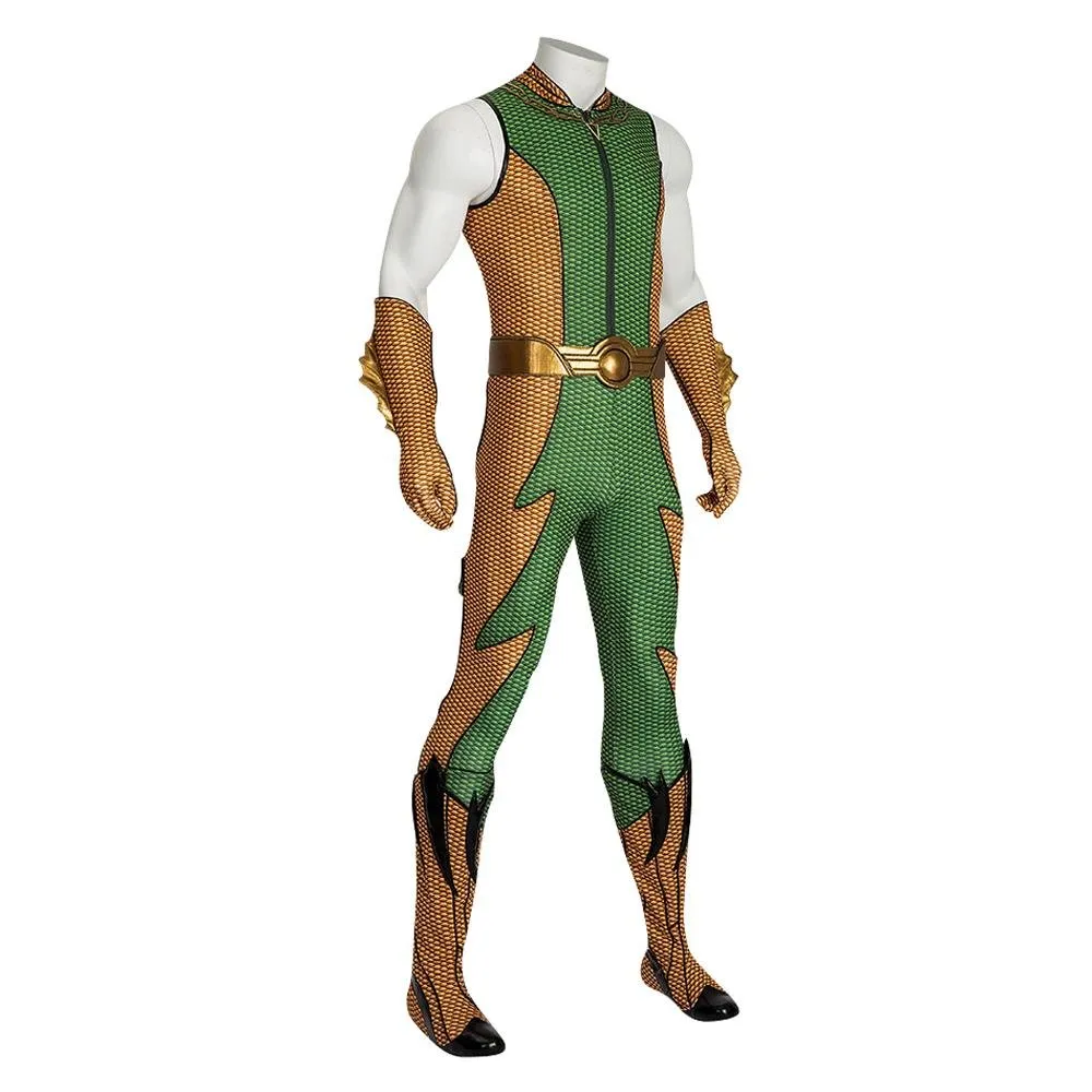 The Boys Season 4 Adult The Deep Costume Cosplay Zentai Jumpsuit Shoes Halloween Full Set