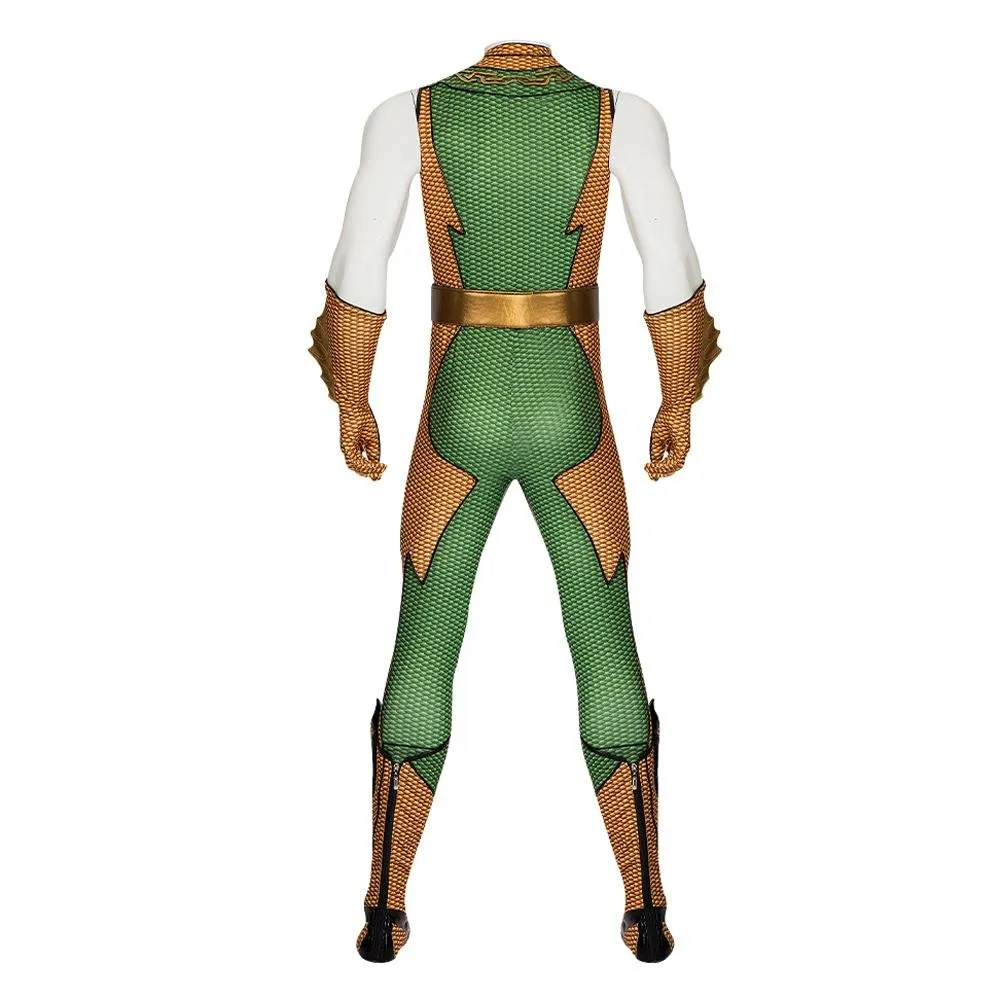 The Boys Season 4 Adult The Deep Costume Cosplay Zentai Jumpsuit Shoes Halloween Full Set