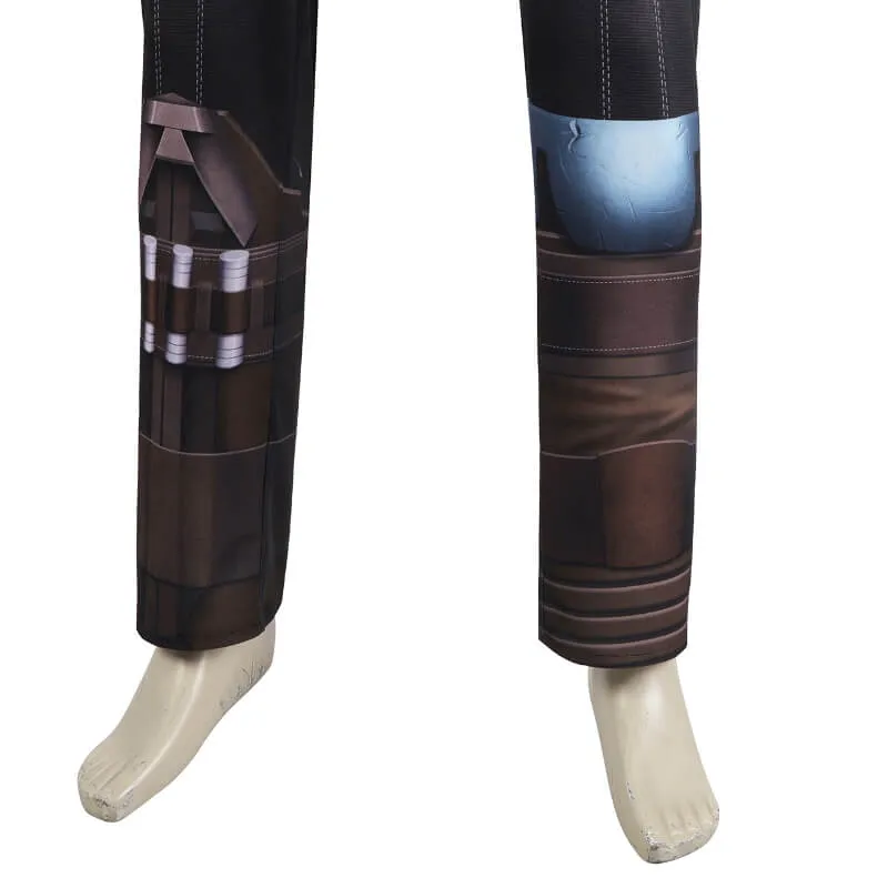 The Mandalorian Din Djarin Bodysuit The Mandalorian Season 3 Din Djarin Jumpsuit with Helmet Halloween Carnival Suit
