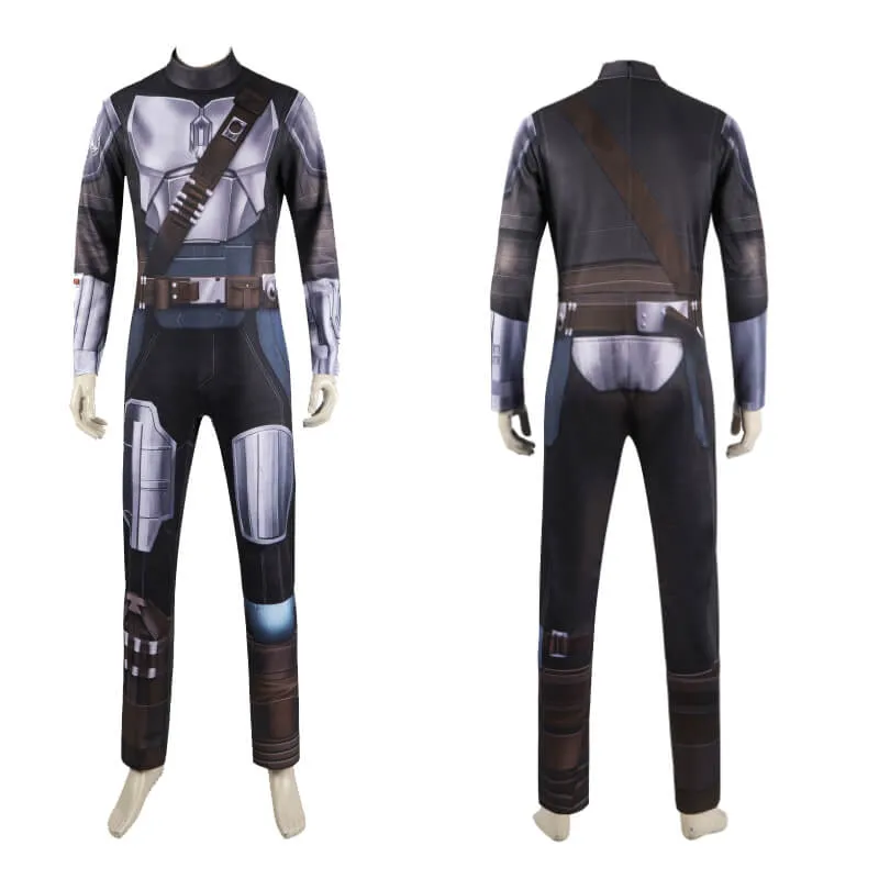 The Mandalorian Din Djarin Bodysuit The Mandalorian Season 3 Din Djarin Jumpsuit with Helmet Halloween Carnival Suit
