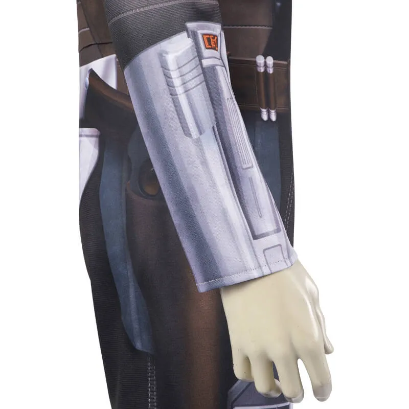 The Mandalorian Din Djarin Bodysuit The Mandalorian Season 3 Din Djarin Jumpsuit with Helmet Halloween Carnival Suit