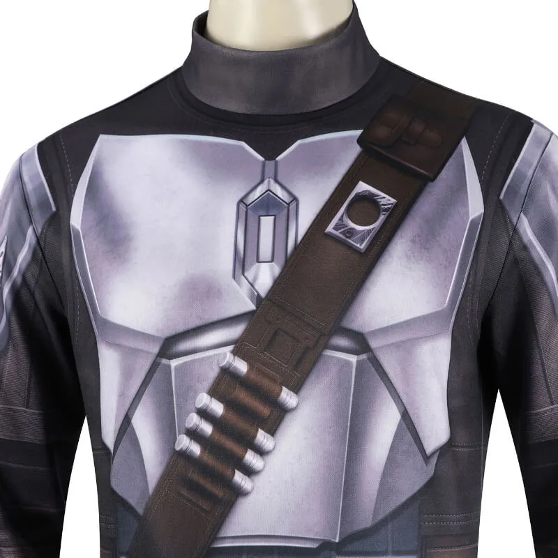 The Mandalorian Din Djarin Bodysuit The Mandalorian Season 3 Din Djarin Jumpsuit with Helmet Halloween Carnival Suit