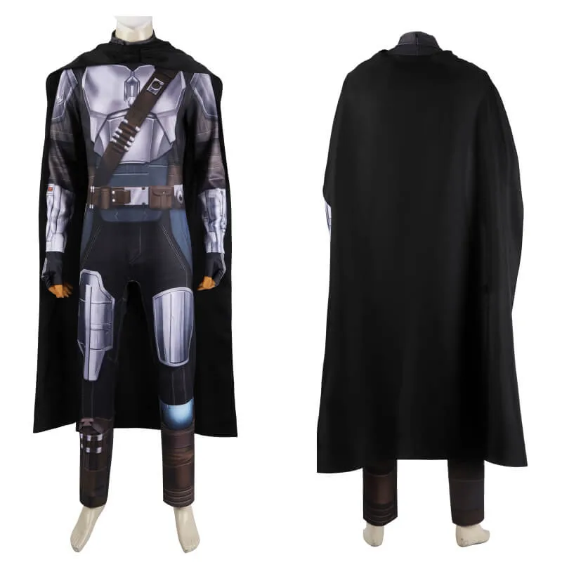 The Mandalorian Din Djarin Bodysuit The Mandalorian Season 3 Din Djarin Jumpsuit with Helmet Halloween Carnival Suit