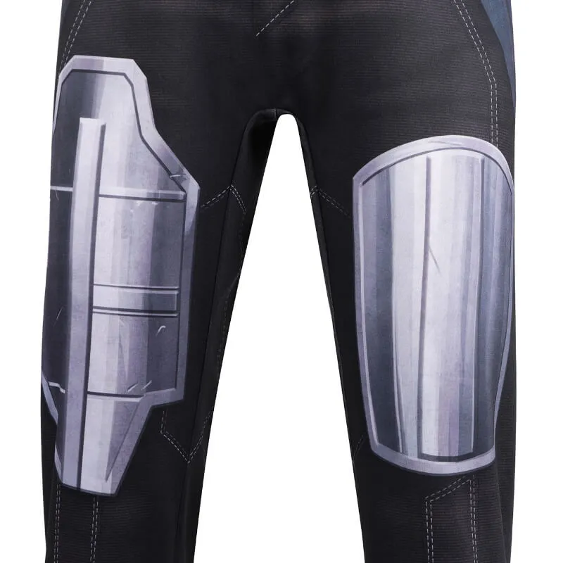 The Mandalorian Din Djarin Bodysuit The Mandalorian Season 3 Din Djarin Jumpsuit with Helmet Halloween Carnival Suit