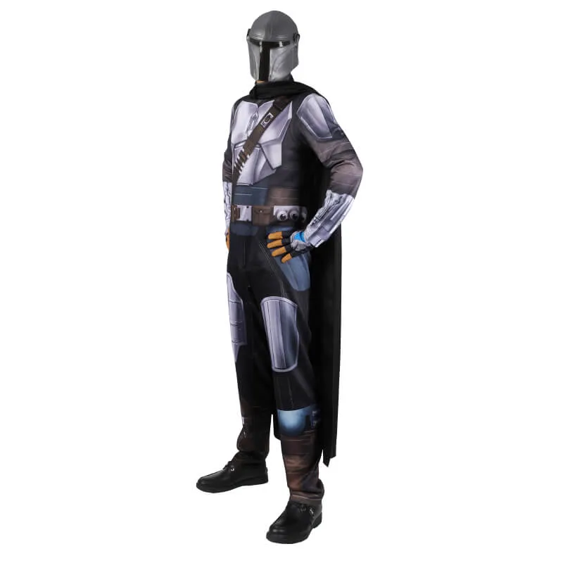 The Mandalorian Din Djarin Bodysuit The Mandalorian Season 3 Din Djarin Jumpsuit with Helmet Halloween Carnival Suit