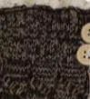 Women's Arm Warmer with Lace and Button Accents